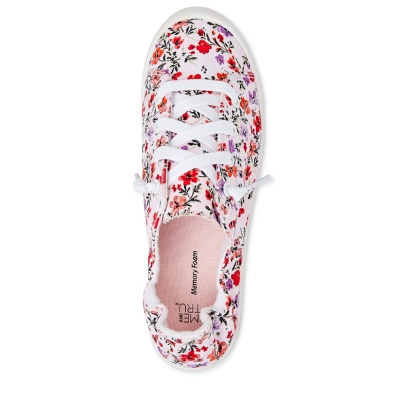 time and tru women's scrunch back sneakers NWT size 7 - Picture 2 of 8